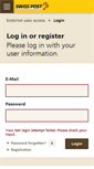 Mobile Screenshot of extern.post.ch